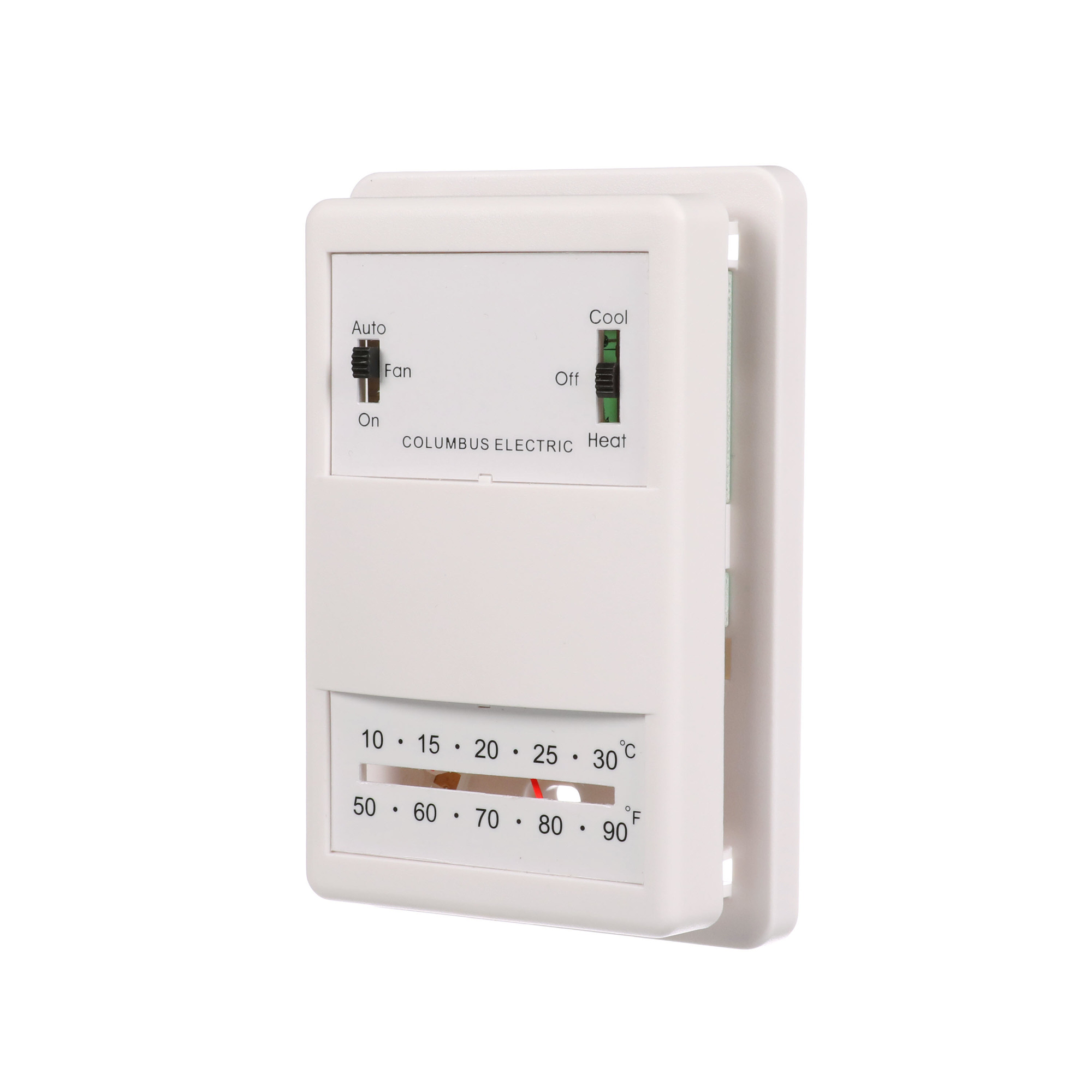 TPI Heat/Cool Low Voltage Thermostat - Single/Dual Transformer Systems, Model# UT8001